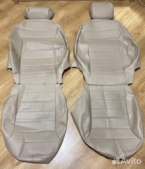 Авточехлы из экокожи на skoda