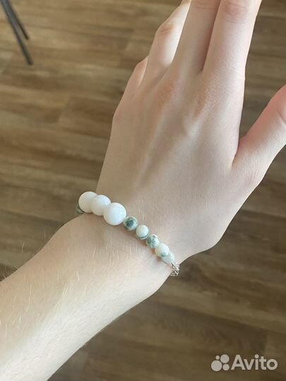 Браслет из натуральных камней агат