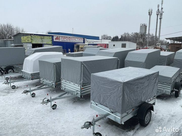 Прицепы заводские, оцинкованные, кузов от 2 до 4,5