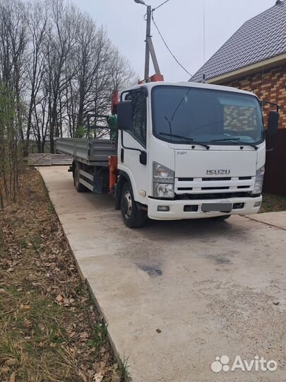 Isuzu NPR с КМУ, 2014