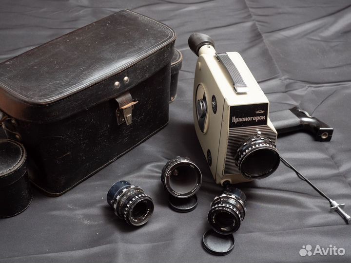 Кинокамера Красногорск 16 мм + кинопроектор Радуга