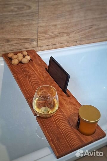 Столик поднос для ванной