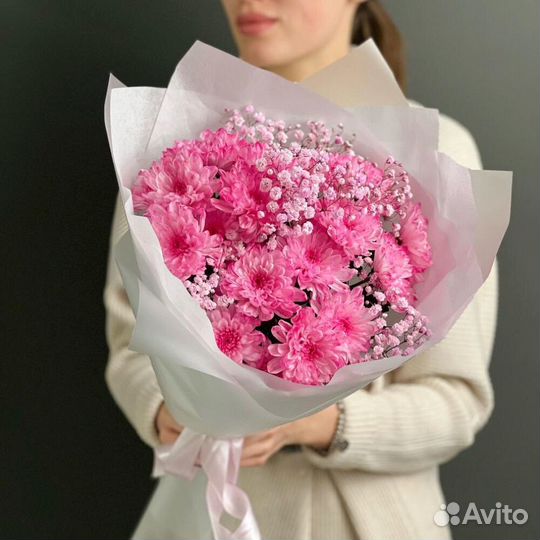 Букет из хризантемы 