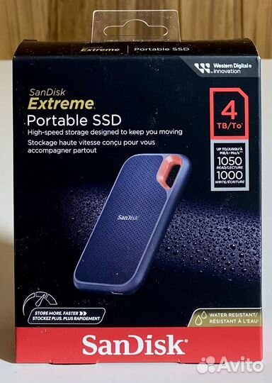 SanDisk Extreme Portable 4TB V2 USB 3.2 Gen 2