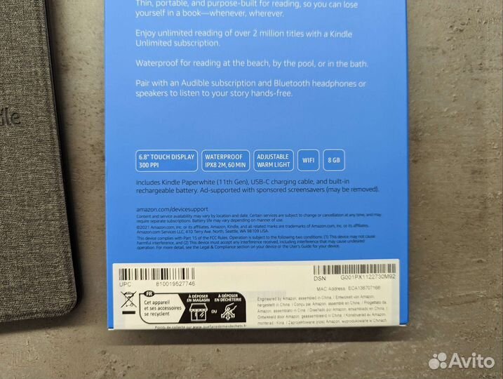 Новая Amazon Kindle Paperwhite 2021 с обложкой