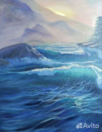 Картина маслом на холсте пейзаж