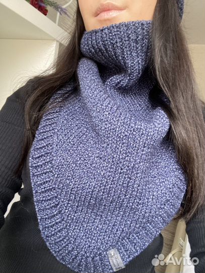 Комплект шапка и снуд