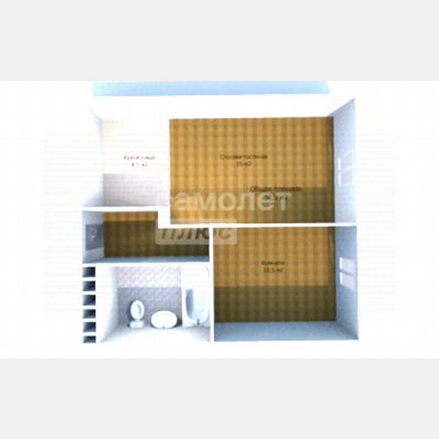 2-к. квартира, 38,3 м², 10/14 эт.