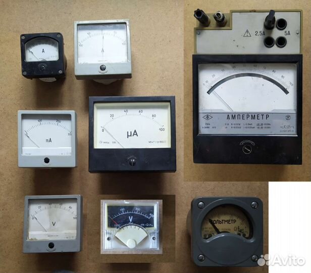 Амперметры, вольтметры
