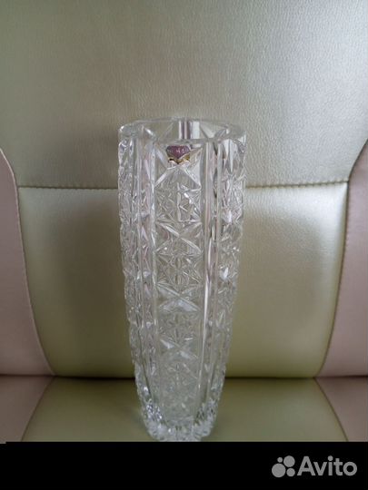 Ваза хрусталь, времен СССР Чехословакия