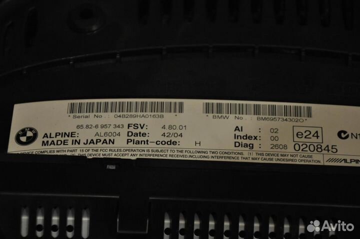 Дисплей BMW 5 series E60