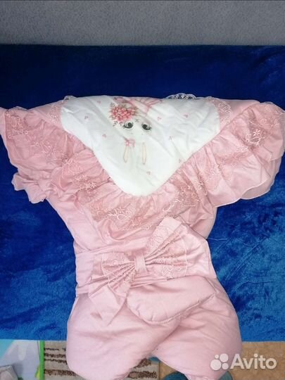 Конверт одеяло на выписку зима