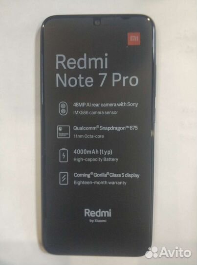 Телефон Xiaomi note 7pro 6/128