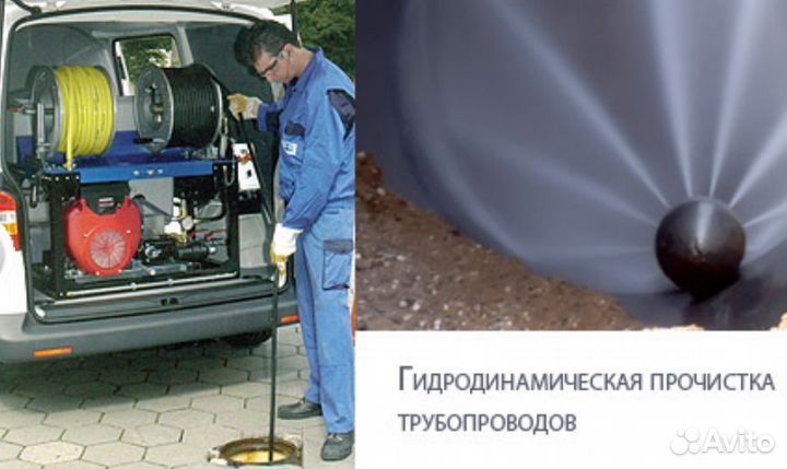 Прочистка канализации гидродинамическим способом