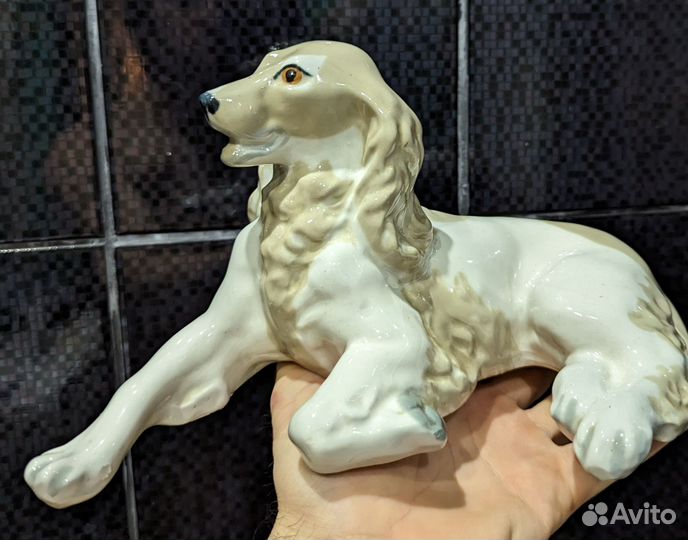 Фарфоровая Статуэтка Собака Спаниель