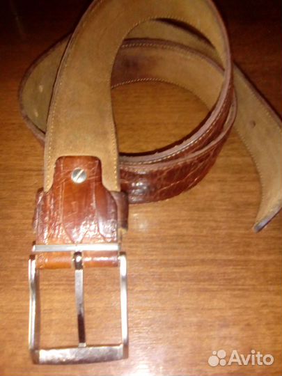 Ремень мужской кожаный