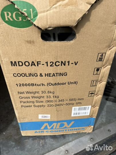 Кондиционер mdoaf-12CN1-V