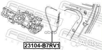 Трос внешн ручки замка двери VW passat (11-15)