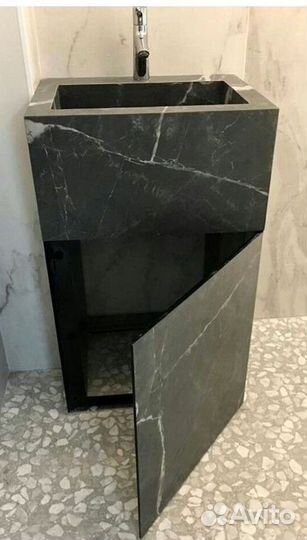 Раковина в ванную из керамогранита