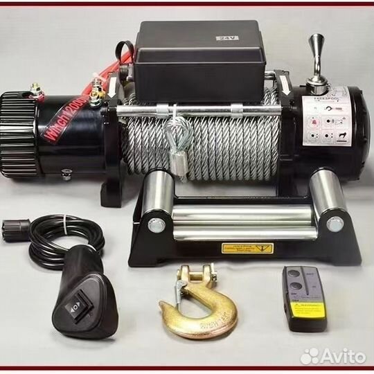 Автомобильный электрическая лебедка 12V