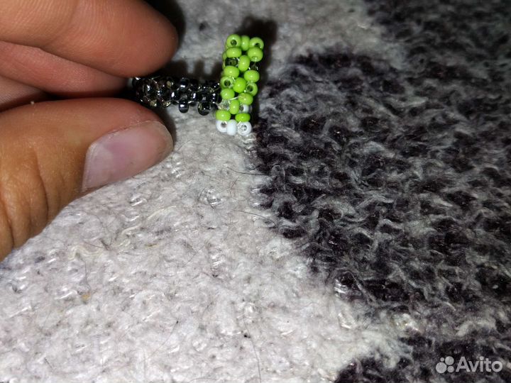 Кольцо из бисера