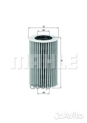 Фильтр масл.lexus IS II 2007 OX554D1 Mahle/Knecht