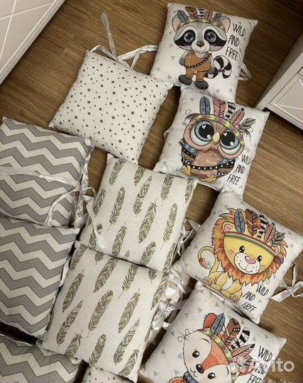 Бортики в детскую кроватку бу