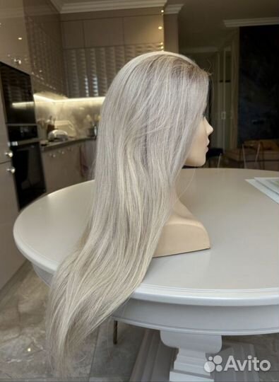 Болванка для причесок натуральные волосы