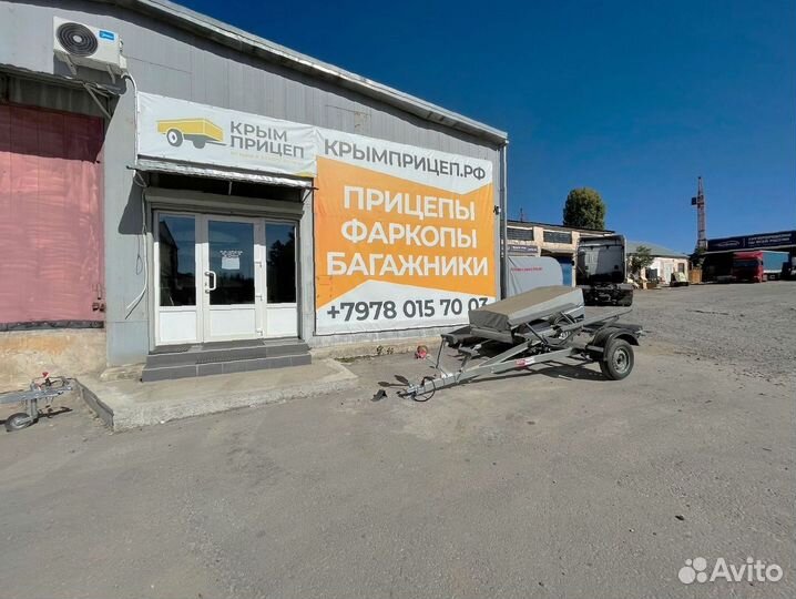 Прицеп бортовой Викинг 1217 с колесами