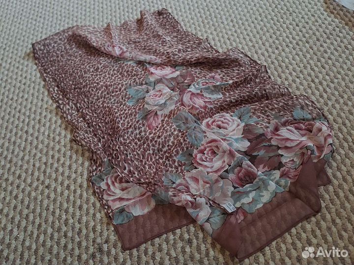 Шарф шелковый