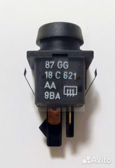 Кнопка обогрева заднего стекла 06.88- Sc85