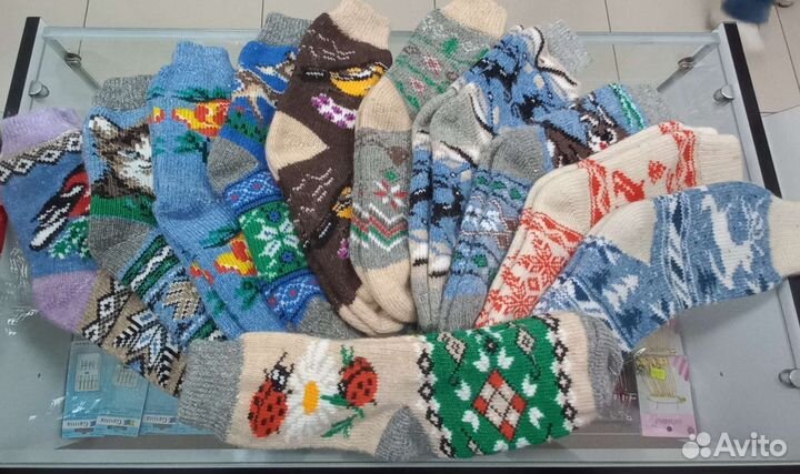 Шерстяные носки