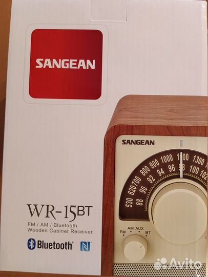 Радиоприемник Sangean WR-15BT Walnut