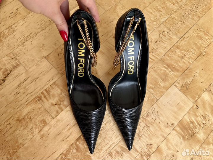 Туфли из Ската лодочки Tom Ford Оригинал 41