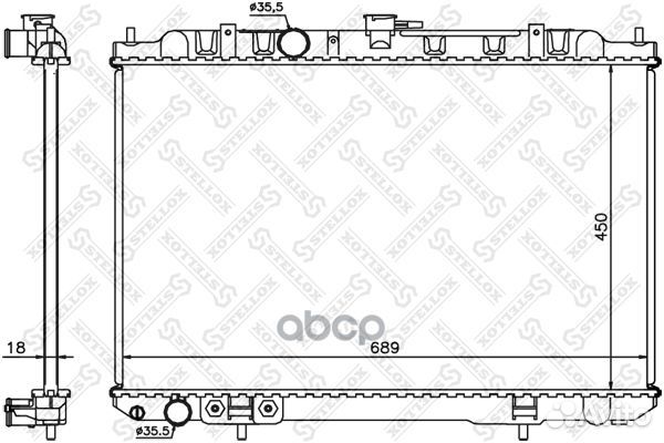 10-25339-SX радиатор системы охлаждения АКПП N