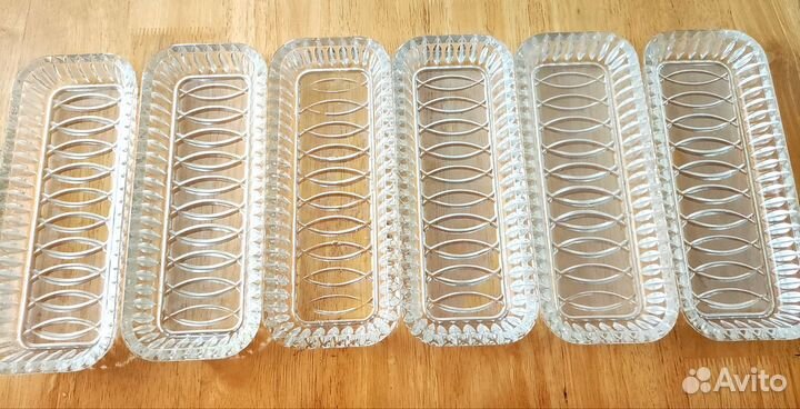 Селедочница СССР хрусталь