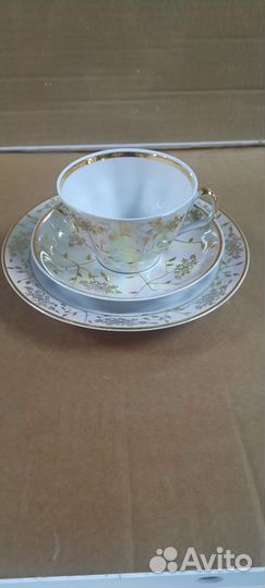 Чайное трио Марианна, Рижский Фарфор