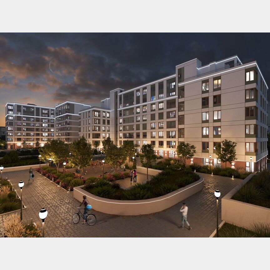 2-к. квартира, 50,4 м², 5/8 эт.