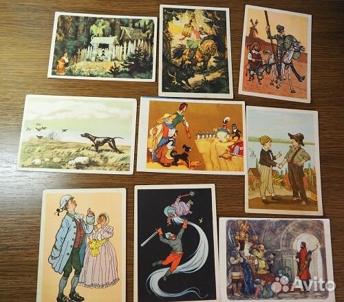 Открытки СССР. 1950 гг