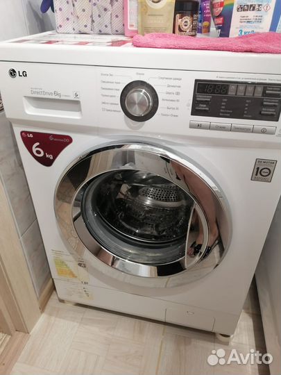 Стиральная машина бу lg 6 кг