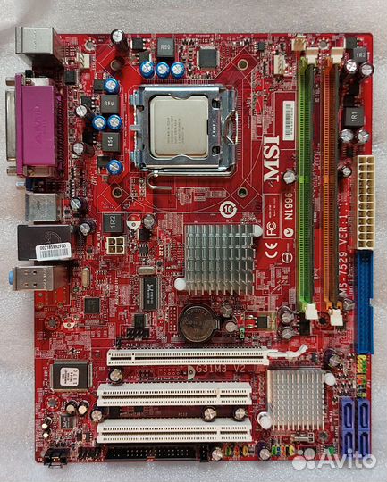 Комплект socket 775 + cpu + ddr2