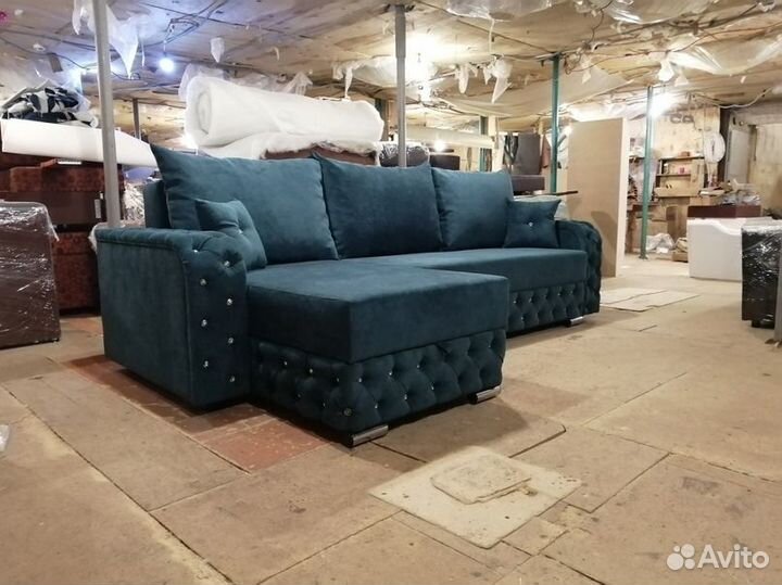 Диван Омега с оттоманкой