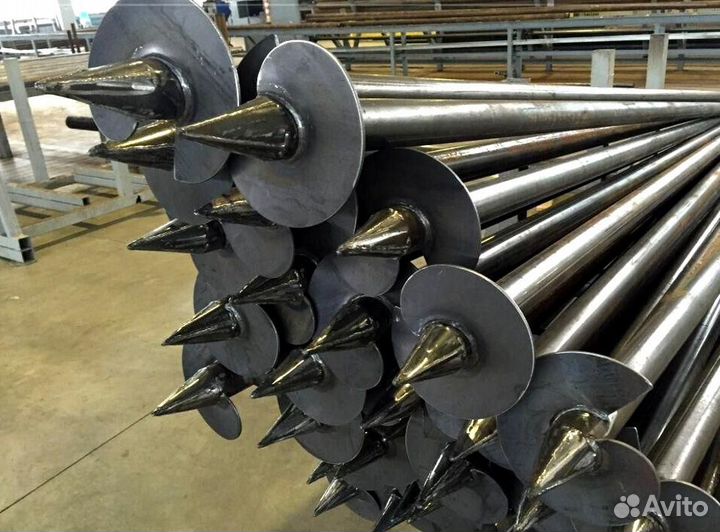 Установка Винтовых сваи