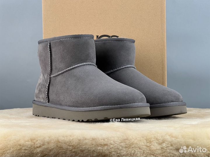 Угги мужские Ugg Mens Classic Mini II Grey