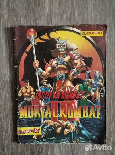 Альбом с наклейками Мортал комбат panini