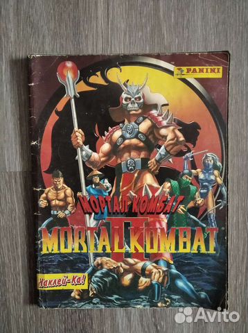 Альбом с наклейками Мортал комбат panini