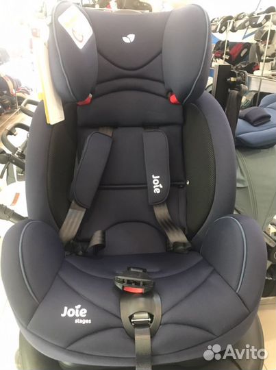 Детское автокресло joie Stages от 0 до 25 кг Blue