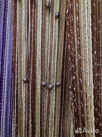 Нити кисия шторы