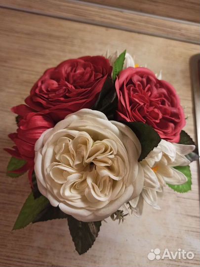 Букет пионы хризантемы мыльные цветы