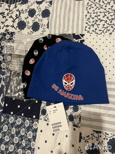 Шапки на мальчика hm 92-104